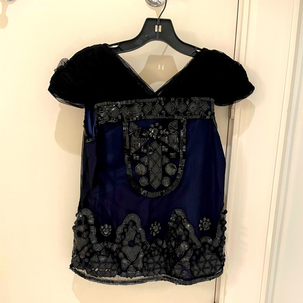 Hoss blue top size 36